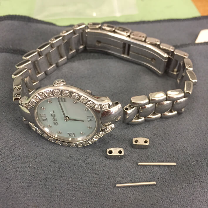 エベル腕時計ベルトピン作り修理