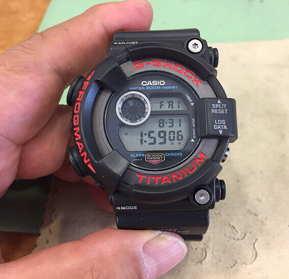 G-Shock】メーカー修理不可の腕時計を電池交換｜カイドージュエリー