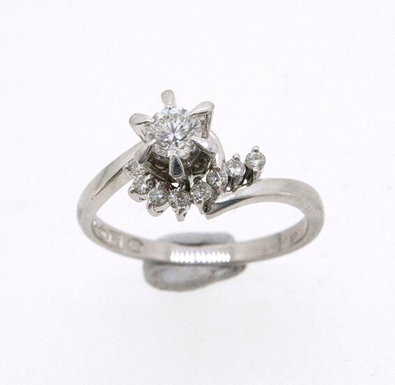 ダイヤモンドの指輪の高さを低くしたい！