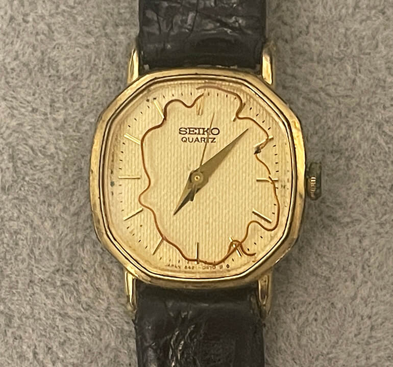 SEIKOソシエのお預かり時の拡大写真