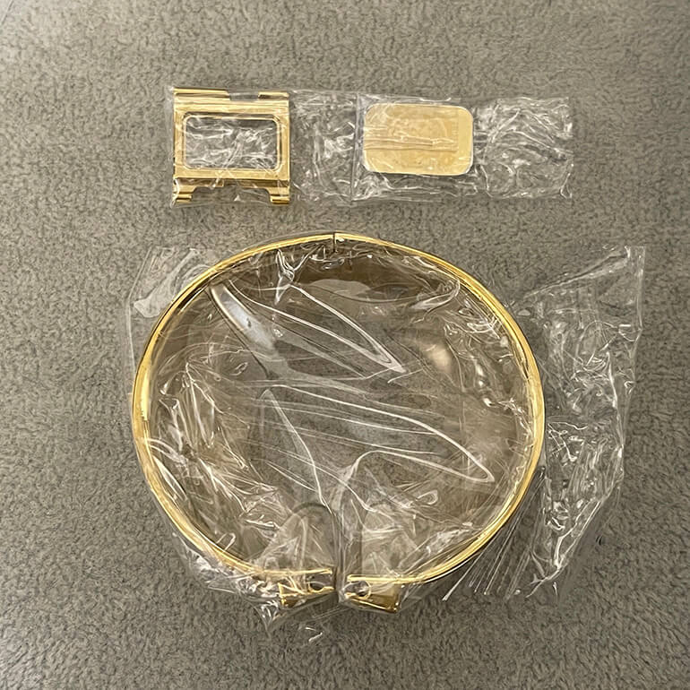 エルメスバングルのメッキの剥がれ修理-4