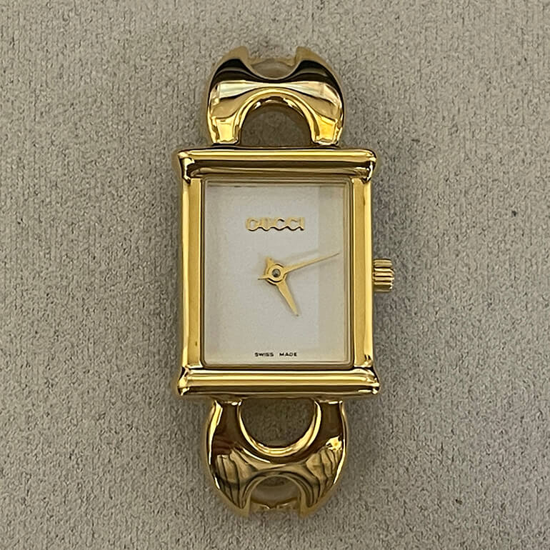 GUCCIの再メッキ修理-修理後の表面