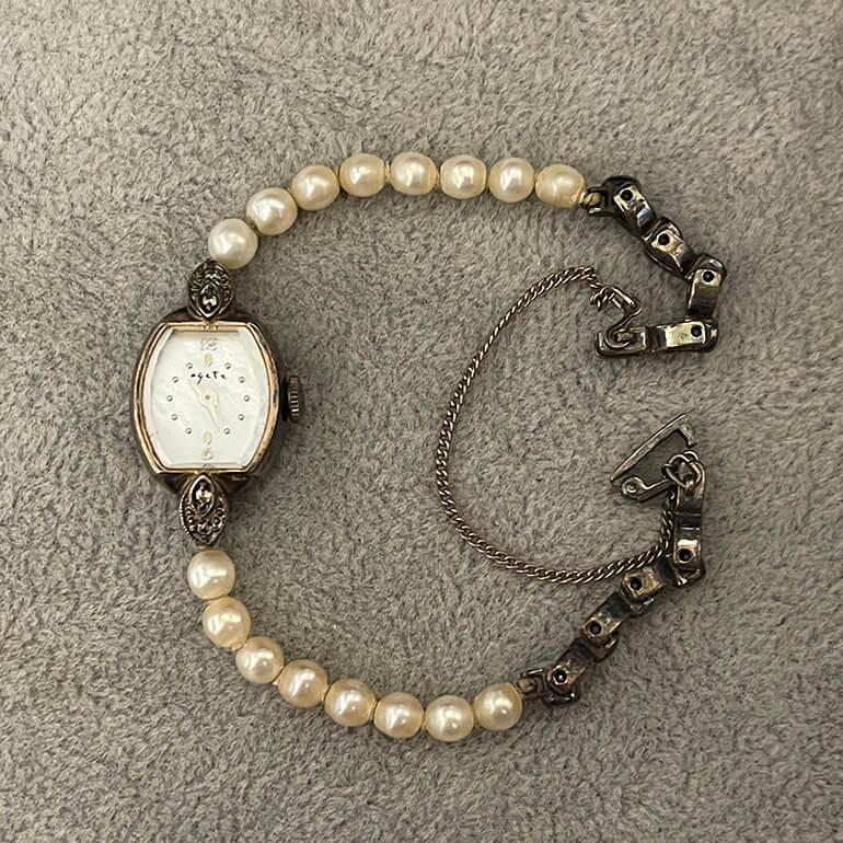 アガットの変色取り修理表面