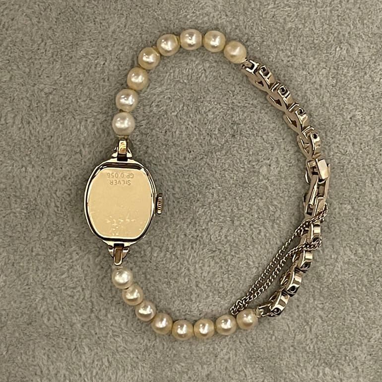 アガットの変色取り修理出来上がり裏面