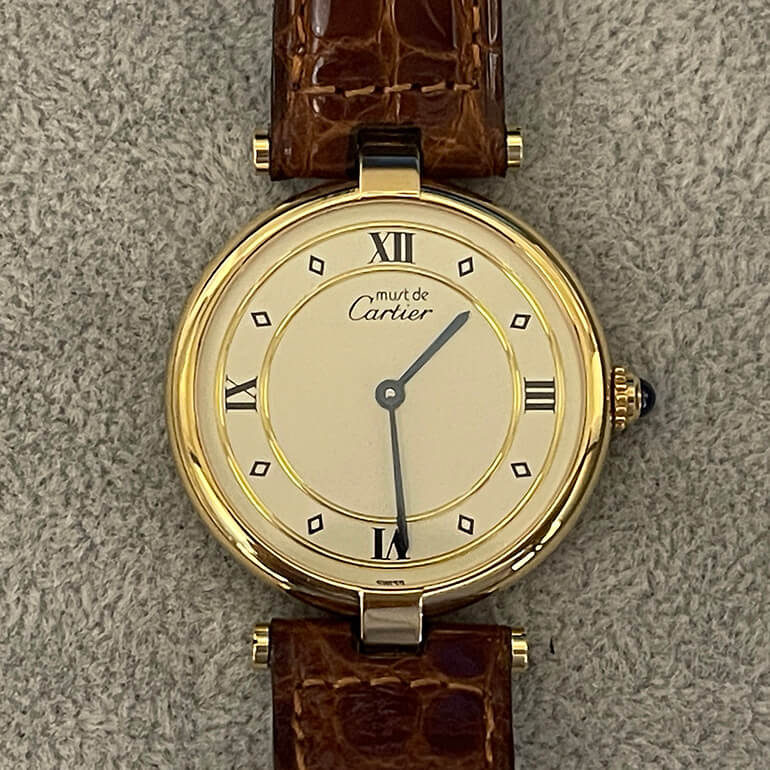 カルティエヴァンドーム修理後の表面の写真