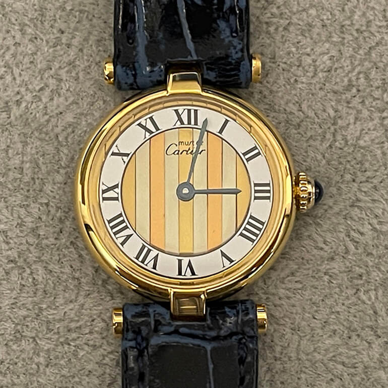 カルティエマストヴァンドームの再メッキ後の表面