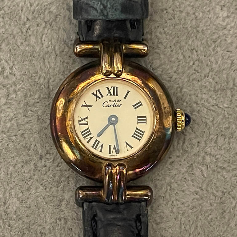 カルティエマストコリゼの再メッキ修理前-1