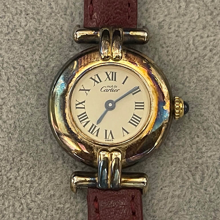 カルティエマストコリゼの再メッキ修理前-1