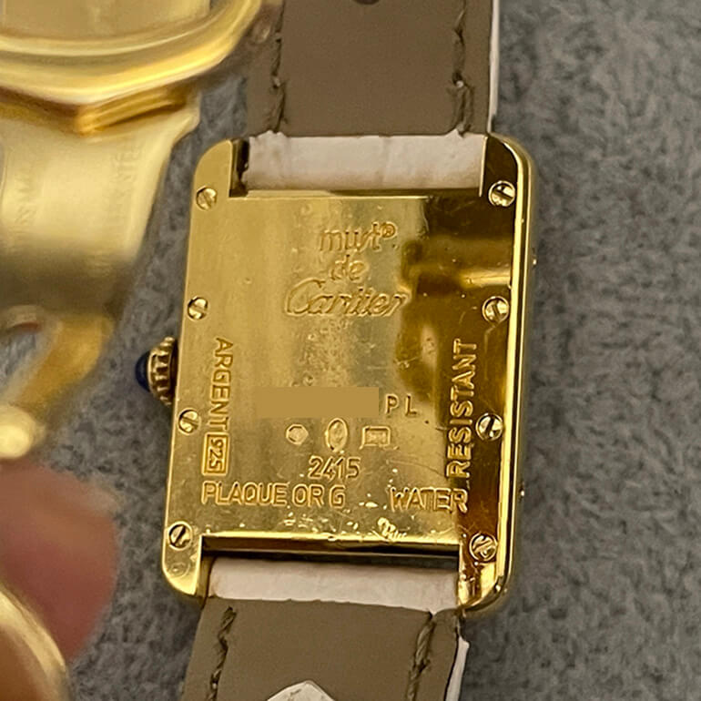 カルティエマストタンクの変色取り修理後-2