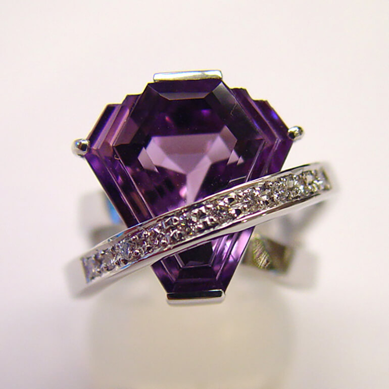 アメシストのオーダーメイド完成後