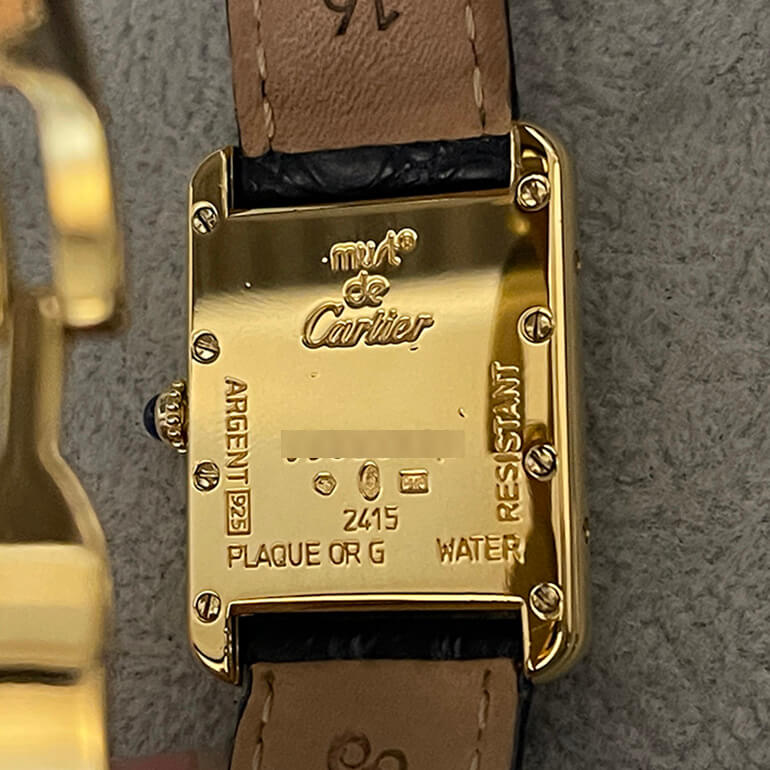 再メッキ後の裏面