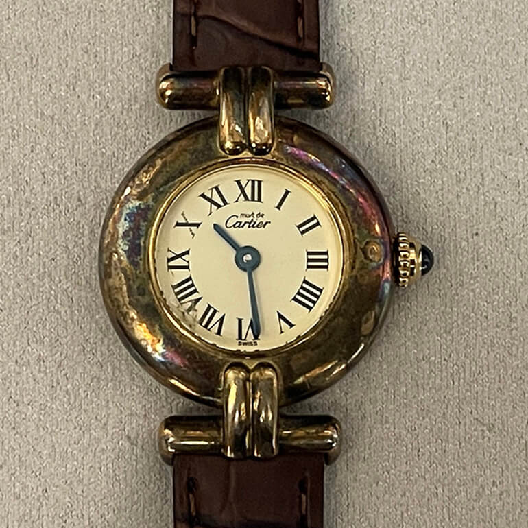 再メッキ前の表面