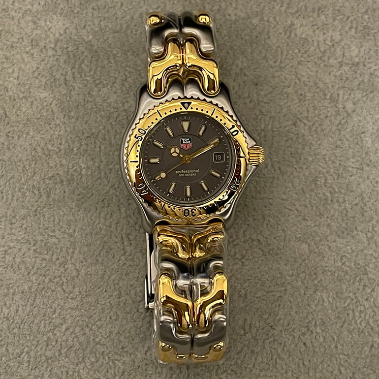 タグ・ホイヤーの再メッキ後-2