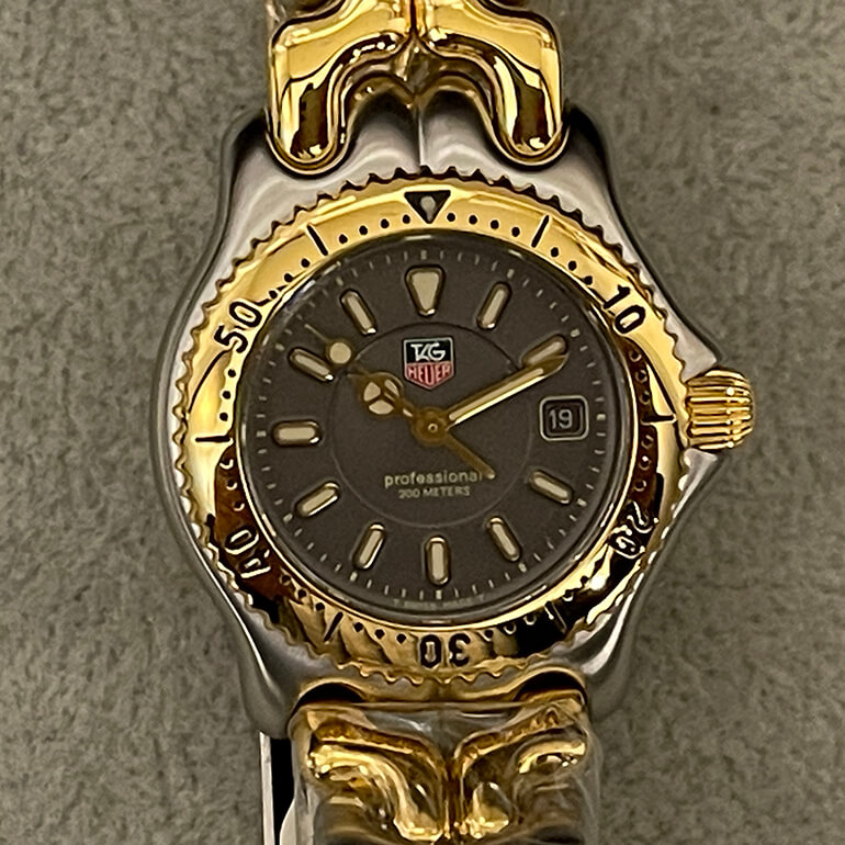 タグ・ホイヤーの再メッキ後-1