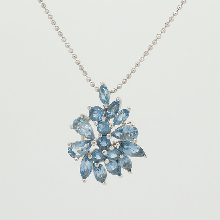 リフォーム後のブルートパーズのペンダントネックレス-1