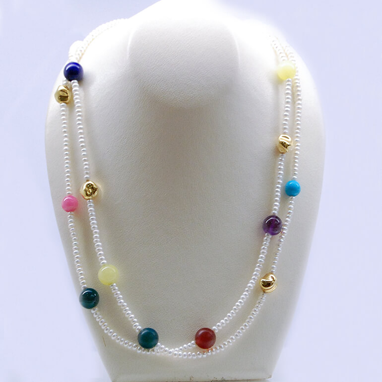 リフォーム後のロングのネックレス