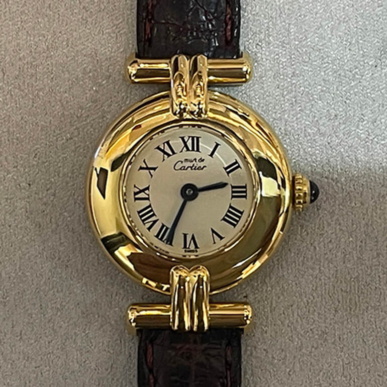 再メッキ後のカルティエマストコリゼの表面