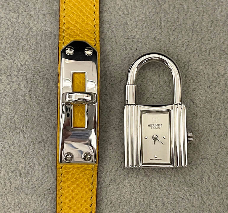 再メッキ後のエルメスケリーウォッチ-1