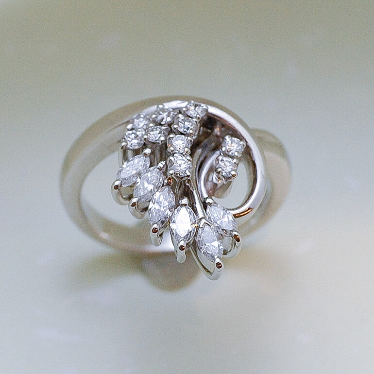 リフォーム前のダイヤリング