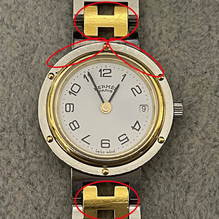 エルメスクリッパー研磨前