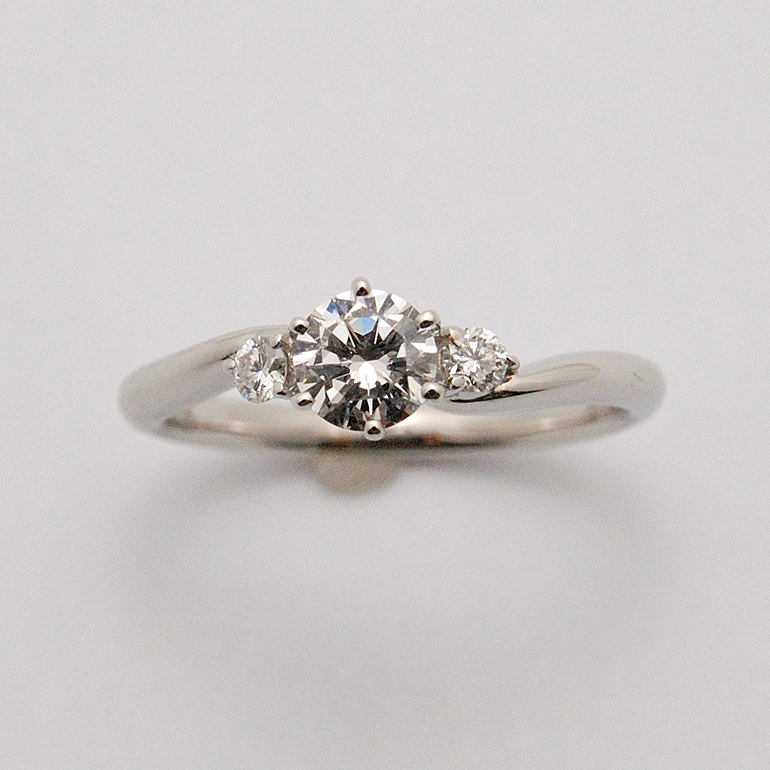 リフォーム後のダイヤのリング