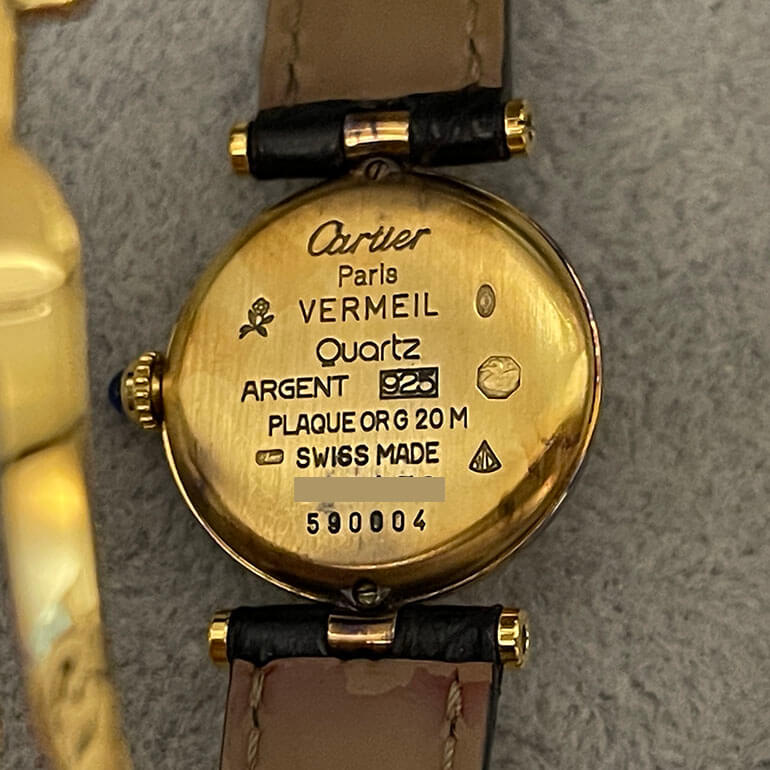 再メッキ前の裏面