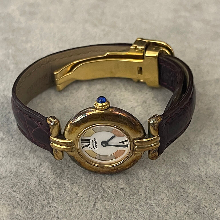 カルティエ修理前の表面の写真