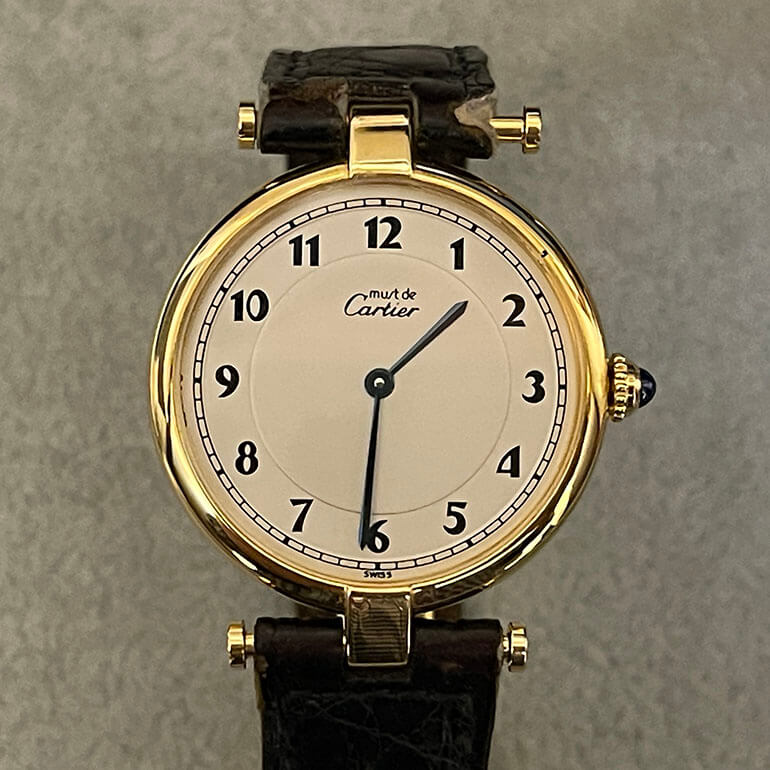 カルティエヴァンドーム修理後の表面の写真