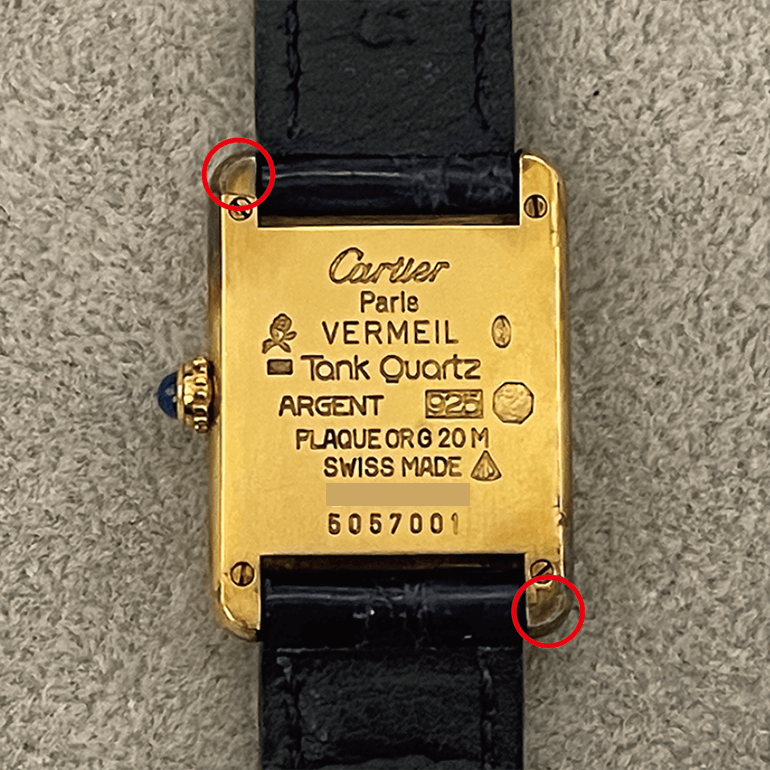 再メッキ前の裏面の写真