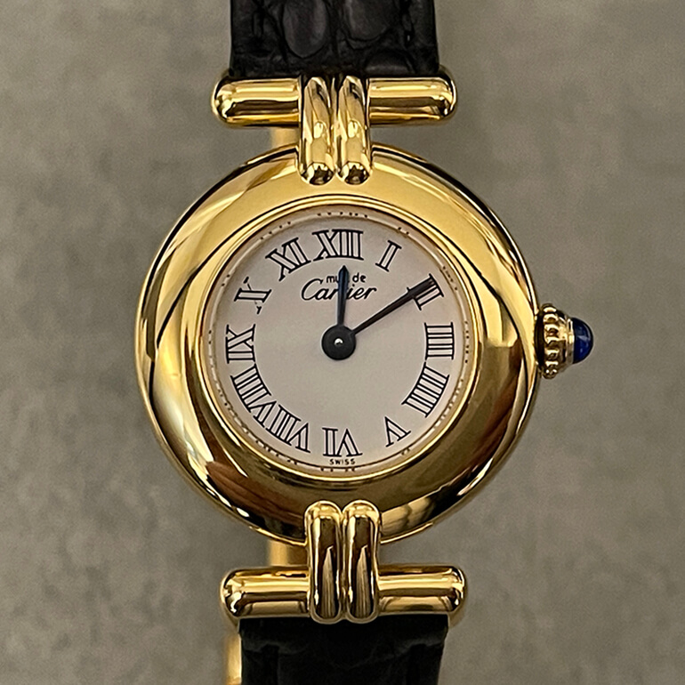 再メッキ後のカルティエマストコリゼの表面