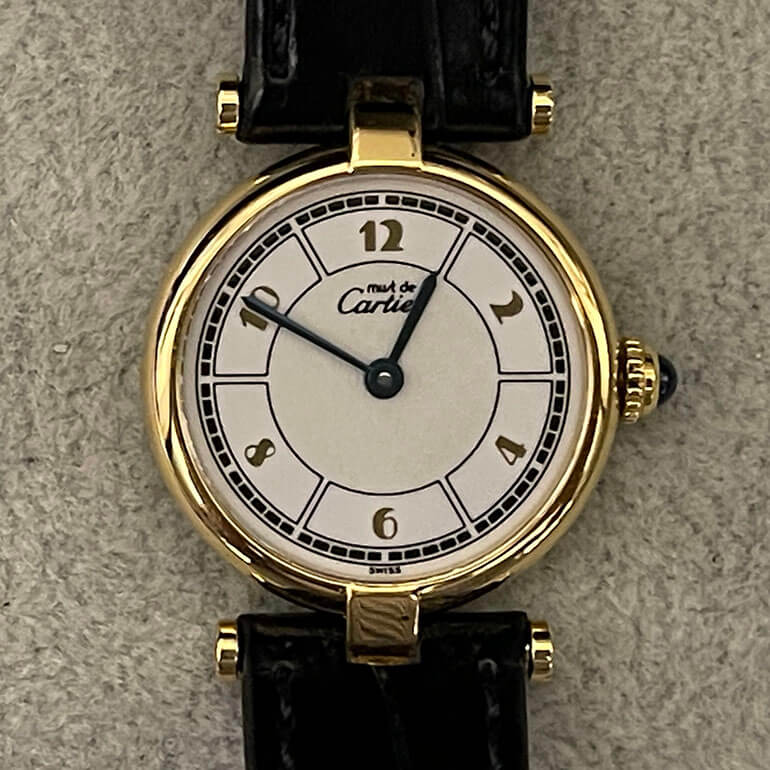 カルティエヴァンドーム修理後の表面の写真