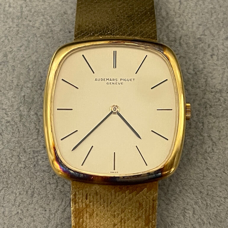 オーディマピゲの変色取り前-3