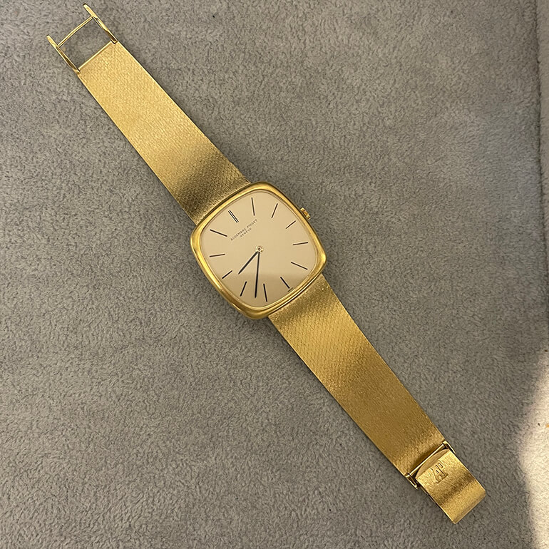 オーディマピゲの変色取り後-1