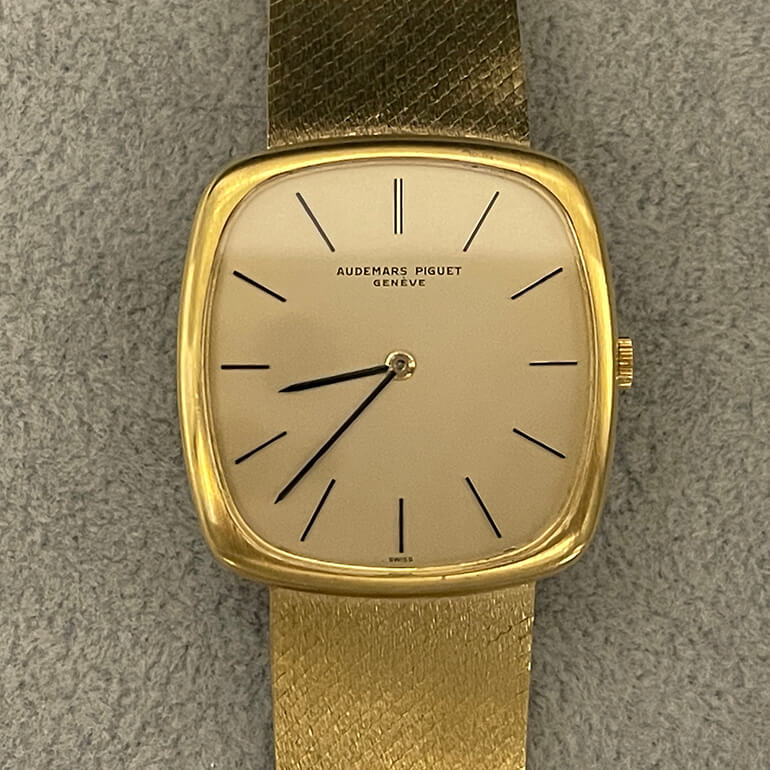 オーディマピゲの変色取り後-3