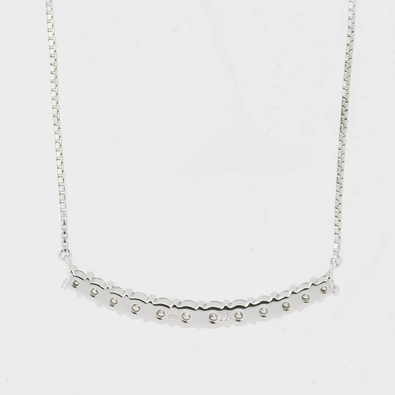 リフォーム後のラインダイヤペンダントの裏面